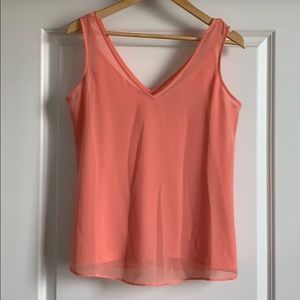 White House Black Market Coral Blouse